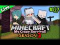 🟢[LIVE]❗My Crazy Survival Season 3 | Minecraft Bedrock V26.11 + Add-on's EP.07