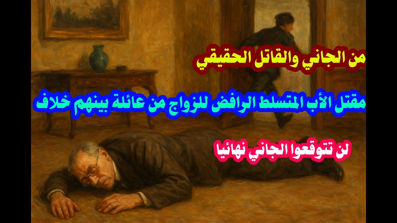 من الجاني والقاتل الحقيقي مقتل الأب المتسلط الرافض للزواج من العائلة التي بينهم ثأر وخلاف