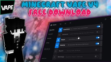 🎯 Minecraft VAPE V4 Crack Hack KillAura & FLY & MORE 2025 | Free Download 🚀