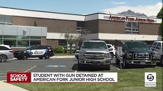 Student with gun detained at American Fork Jr High School