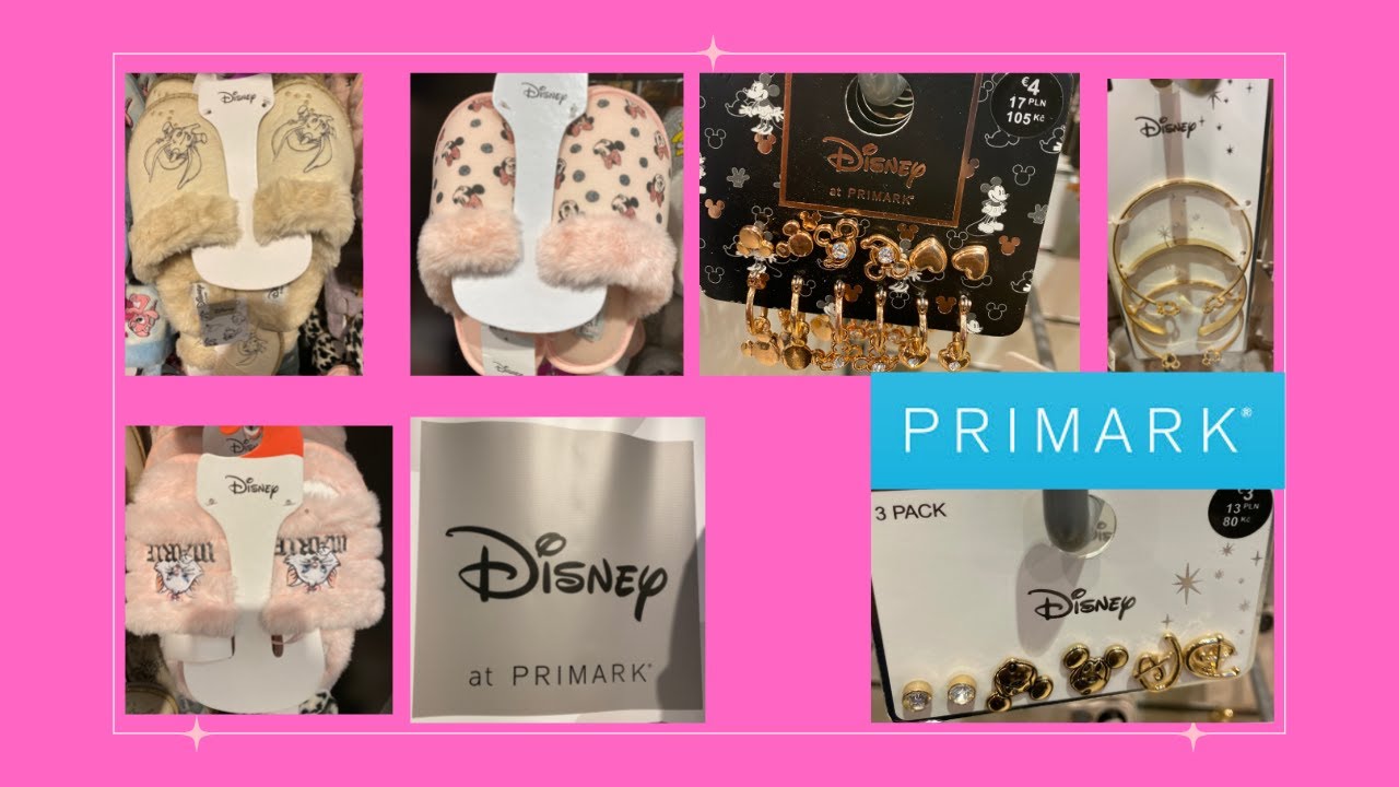 PRIMARK DISNEY COLLECTION //JEWELLERY & FLUFFY SLIPPERS// YouTube