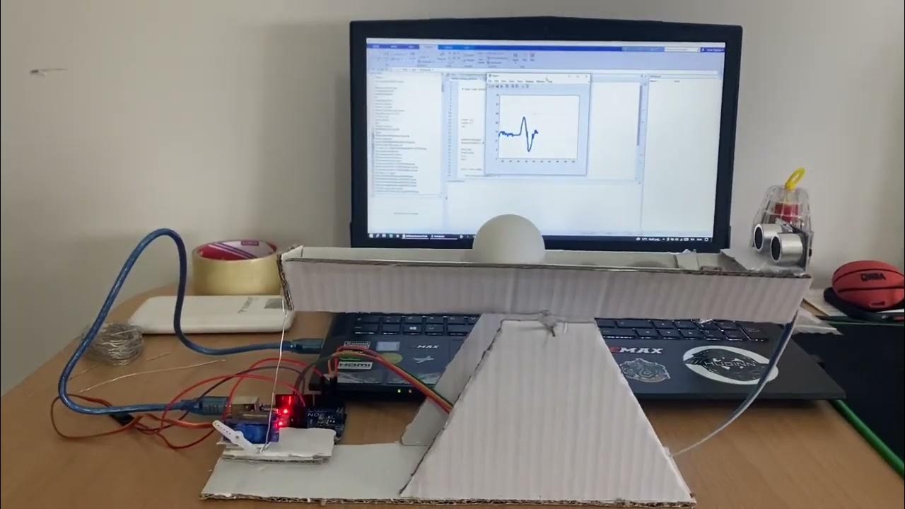 BALANCING A BALL ON BEAM WITH PID USING ARDUINO AND PLOTTING GRAPH IN ...