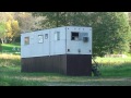 JACKED UP REDNECK HUNTING CAMP TRAILER IN PENNSYLVANIA