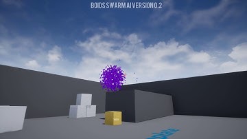 UE4 Boids Flock / Swarm AI Version 0.2