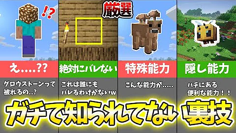 マイクラ 知ってて得 裏技 マイクラ 知ってて得 裏技