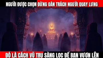 ĐỪNG OÁN TRÁCH NGƯỜI QUAY LƯNG.  ĐÓ LÀ CÁCH VŨ TRỤ SÀNG LỌC ĐỂ BẠN VƯƠN LÊN.