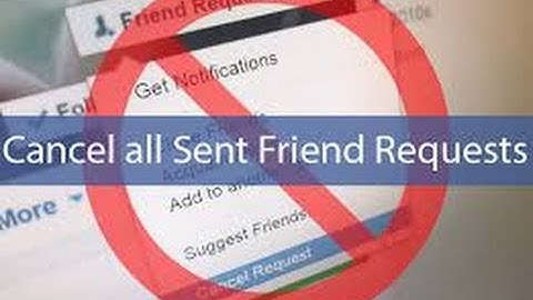 How To Cancel All Sent Friend Request On Facebook In One Click 2017 new trick