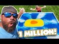 1 Million Subscribers Giant One Million Orbeez YouTube Gold Play Button Water Wubble Bubble!!