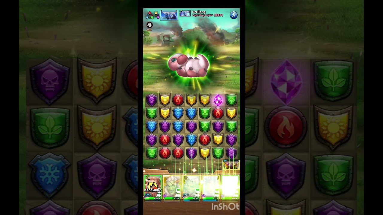 Война Legendary Legion vs [TC] True Crime//Бонус небесное пламя// Empires & Puzzles 