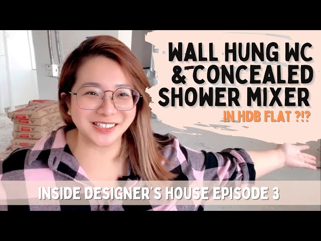 WE INSTALLED WALL HUNG TOILET BOWL IN OUR BTO HDB !!! | BTO HDB Renovation Journey | PLUMBING | EP3 class=