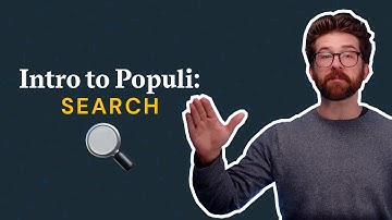 Intro to Populi: Search