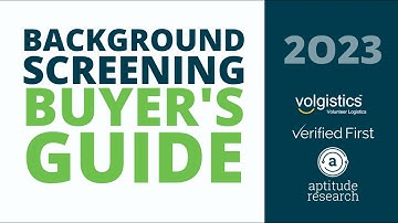 Background Screening Trends 2023 With Volgistics & Verified First