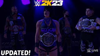 WWE2K23: HOW TO UPDATE THE JUDGEMENT DAY IN 2023!