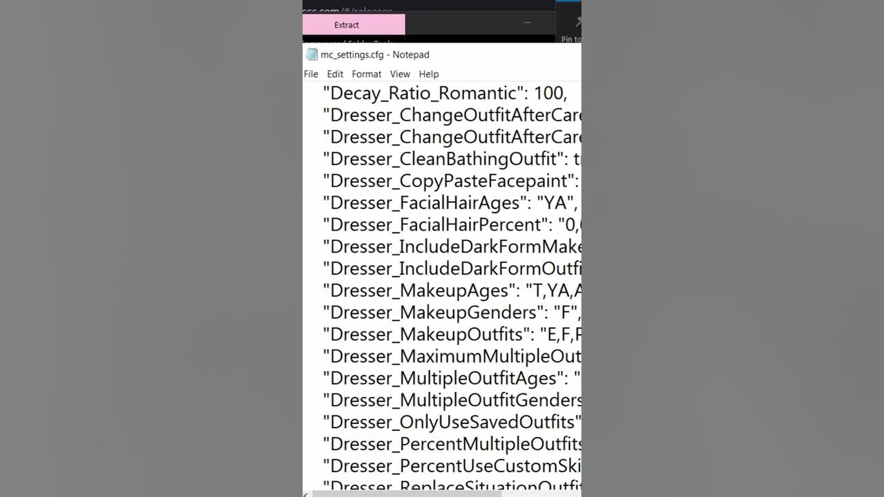 How to save and preserve your mccc settings for updates sims 4 mccc