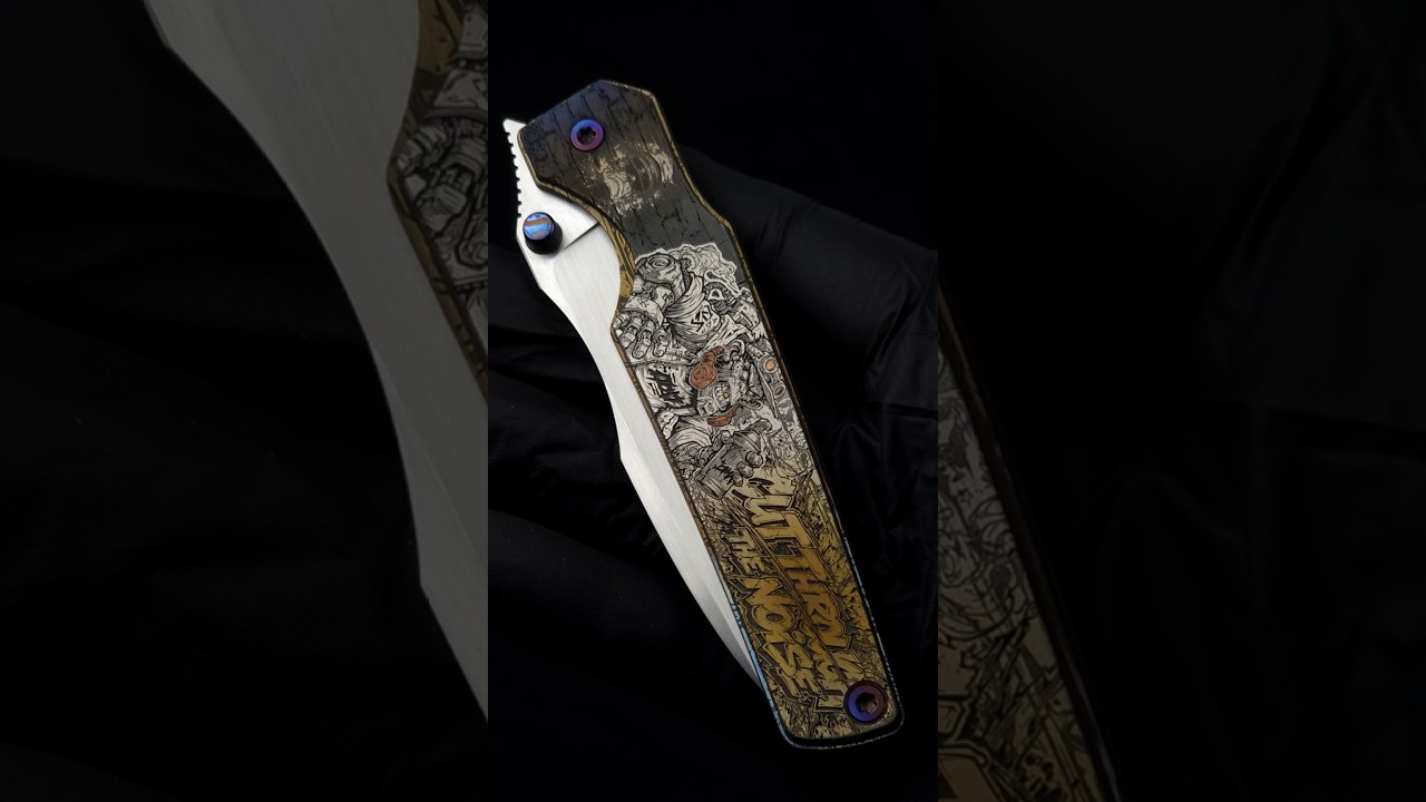 Cut through the Noise — UNCOVSKY handcrafted Damascus folding knife