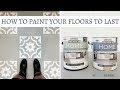 HOW TO PAINT YOUR FLOORS TO LAST | RockSolid Home by Rust Oleum