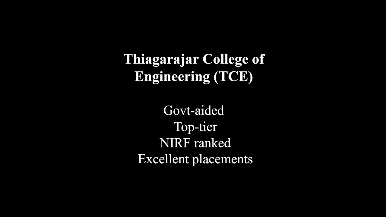 Top Engineering Colleges in Madurai You Must Know | TNEA 2024 | Tamil Nadu Engineering