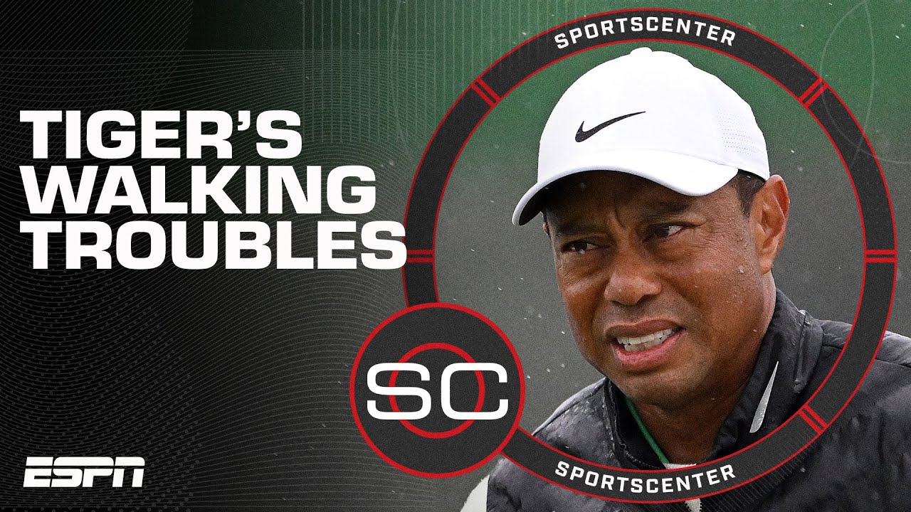 Tiger Woods struggles early on Sunday, walks off course at Masters ...