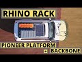 LANDCRUISER 200 | Rhino Roof Rack | PIONEER PLATFORM | Backbone | Weights - wind noise, SUV DOORSTEP