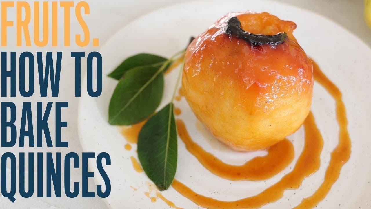 Learn how to baked quinces and make an apricot caramel sauce