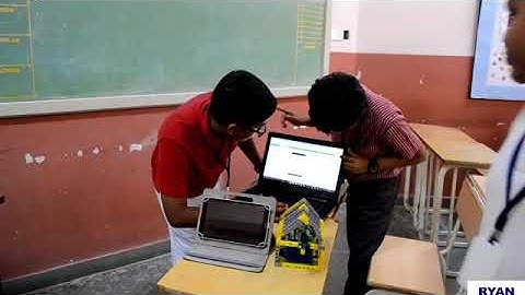 Ryan International school students Musical Robot