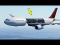 Aeroplane Lost It&#39;s Roof And Made Emergency Landing At The Airport In X-Plane 12 Flight Simulator