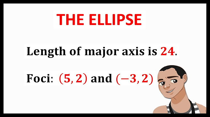 Write the equation of the ellipse in standard form calculator
