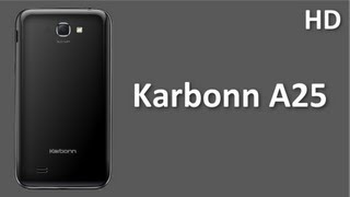 Karbonn A25 Mobile Price and Specifications New Karbonn with 5 Inch Display