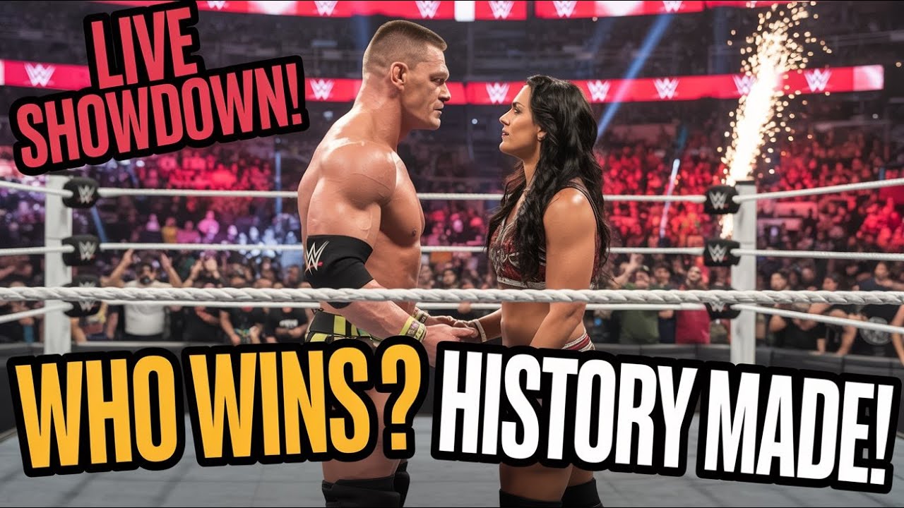 "When John Cena Met Natalya In The Ring — LIVE! ⚡🔥"