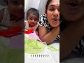 Actress nakshathra and her daughter ithazhl cute reel shorts reel ytshorts bts