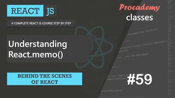#59 Understanding React.memo()  | Behind the scenes of React | A Complete React Course