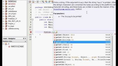 SMKN6JEMBER - MATRIX 2 DIMENSI PENJUMLAHAN & PENGURANGAN JAVA