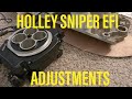 Holley Sniper EFI adjustments