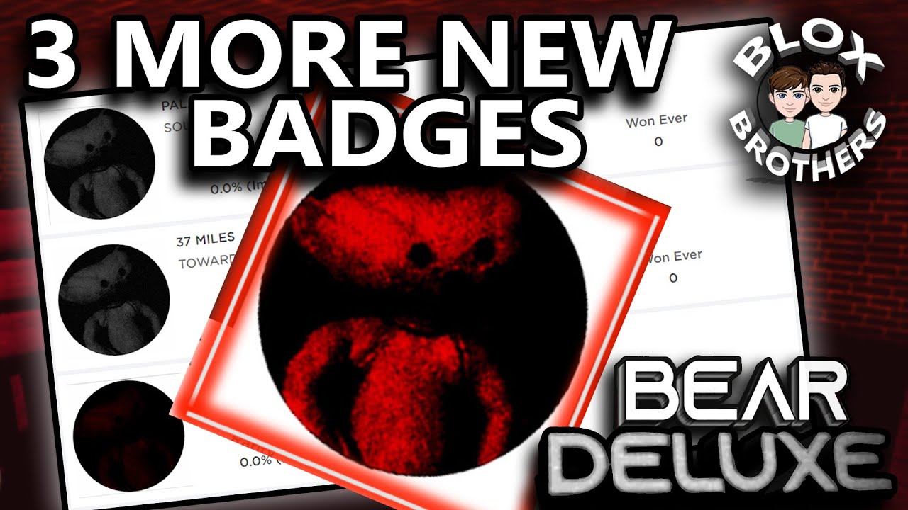 3 MORE NEW Badges For BEAR ALPHA DELUXE Update Sept 6 Roblox YouTube 