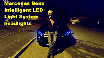 Mercedes Benz Intelligent LED Light System headlights