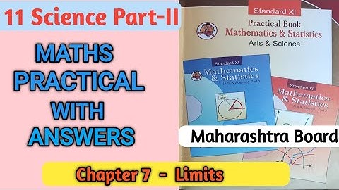 Class 11 maths Practical for Sci /Arts | Maths Practical Record Book | Chapter 7 Limits