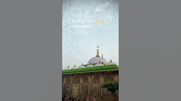 Shah E Alam dargah Ahmedabad Evening✨ view with birds group look