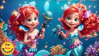 Mermaid Song - Fun and Colorful Ocean Adventure for Kids! Nursery Rhymes Kids Song - Fun Song