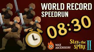 [World Record] A10 4P Speedrun in 8:30 | Slay the Spire 2