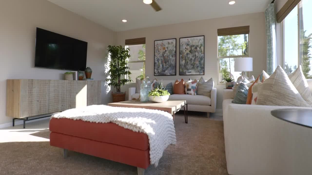 Landmark Plan 1 Tour New Homes in Banning, CA YouTube