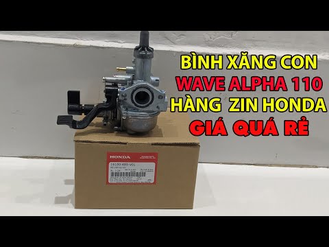Video Bình xăng con wave alpha 110, phụ tùng chính hãng... - youtube