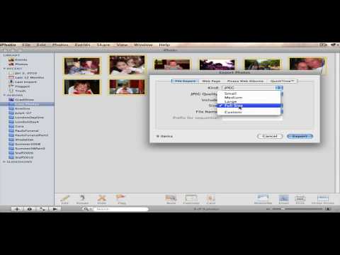 Reduce Image Size in iPhoto