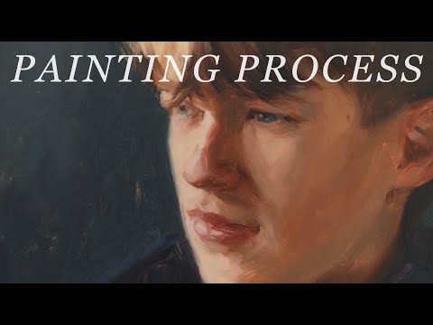 Oil painting Timelapse | Portrait in oils start to finish