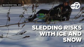 Icy conditions, 'very dangerous terrain' increase sledding injuries in DMV
