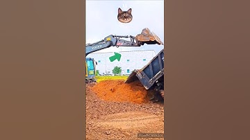 Jcb unloading mud in reverse#viral#youtube shorts#trucks#jcb#automobile
