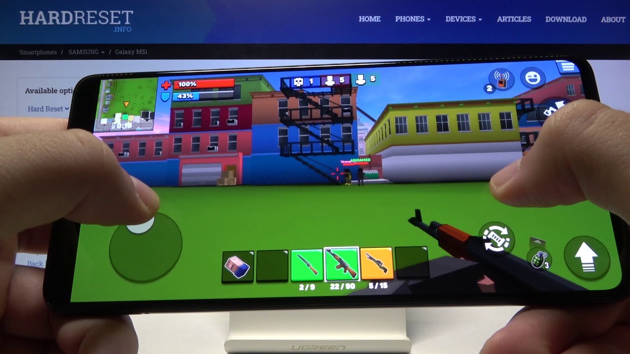 PIXEL’s Unknown Battle Ground on SAMSUNG Galaxy M51