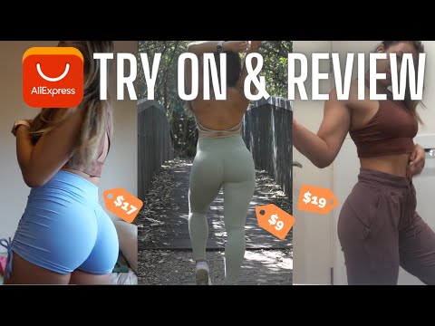 New ALIEXPRESS Leggings Review Try on Haul 