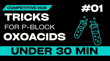 OXOACIDS CONCEPTUAL TRICKS | UNDER 35 MINS | P BLOCK | JEE MAINS | NEET | COMPETITIVE HUB