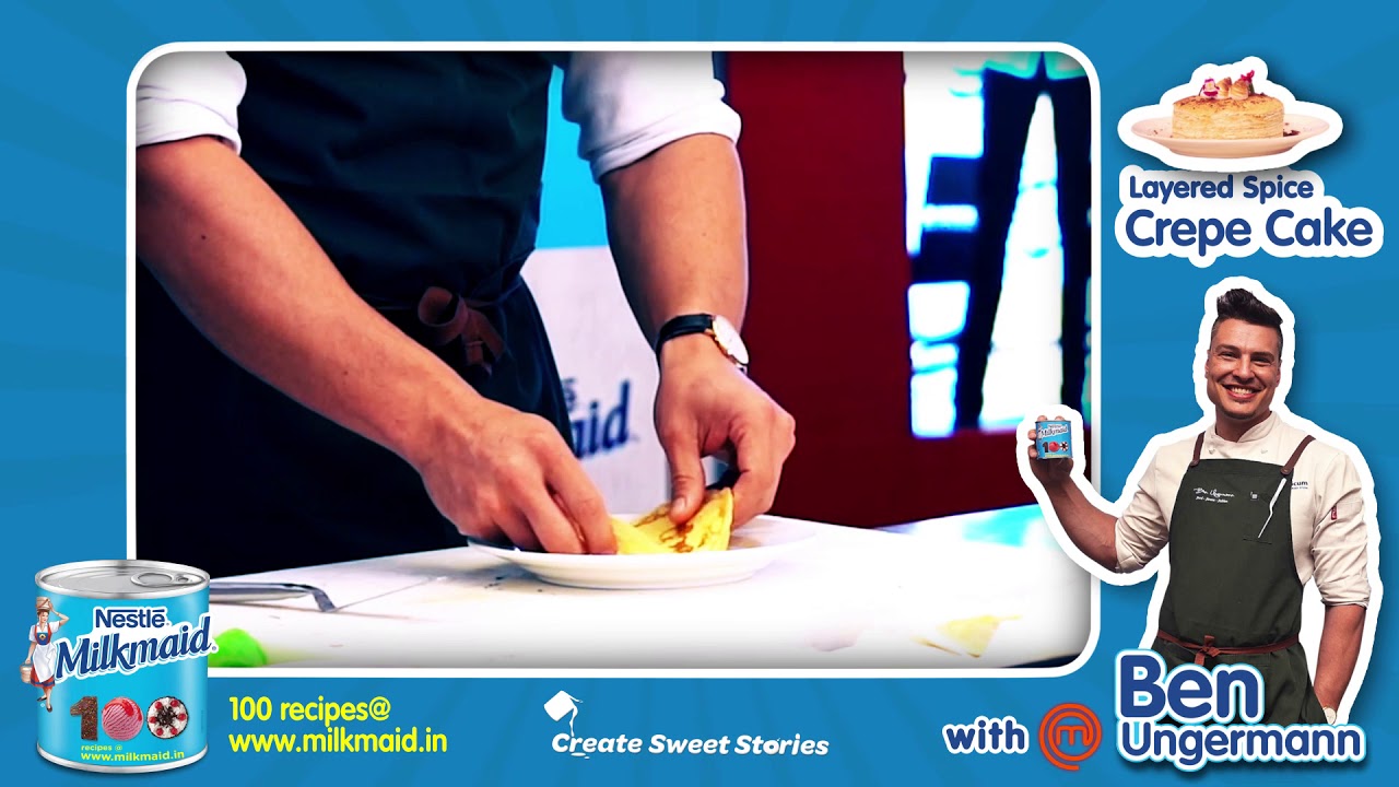 MILKMAID LAYERED SPICE CREPE CAKE BY BEN UNGERMANN MASTERCHEF