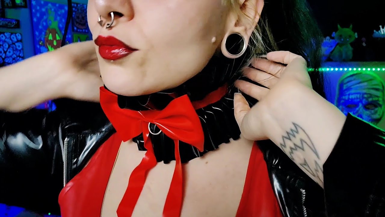 ASMR | Gifts from YOU | Whip, Pants, Latex Collar & Gloves | Whispered